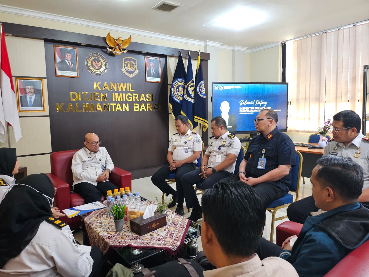 Kunjungan dalam Rangka Penguatan dan Pengawasan Inspektur Wilayah IV Kementerian Imigrasi dan Pemasyarakatan